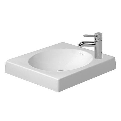 Duravit Architec countertop washbasin without overflow white, with 1 tap hole