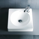 Duravit Architec countertop washbasin without overflow white, with 1 tap hole