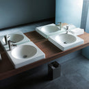 Duravit Architec countertop washbasin without overflow white, with 1 tap hole