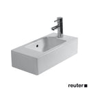 Duravit Vero hand washbasin white, with WonderGliss, with 1 tap hole