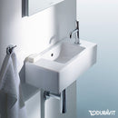Duravit Vero hand washbasin white, with WonderGliss, with 1 tap hole