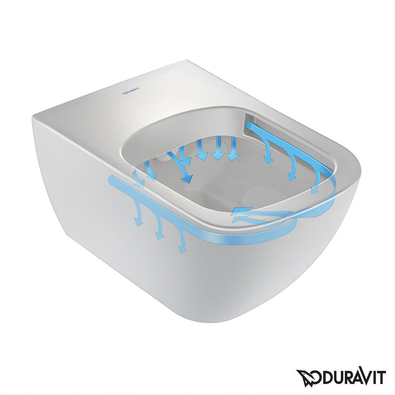 Duravit Happy D.2 Wall-Mounted Washdown Toilet