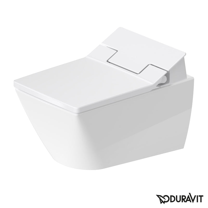 Duravit Viu Toilet with SensoWash® Slim Shower Toilet Seat Set