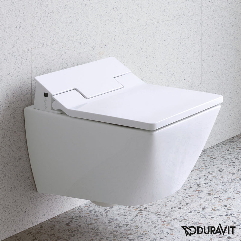 Duravit Viu Toilet with SensoWash® Slim Shower Toilet Seat Set