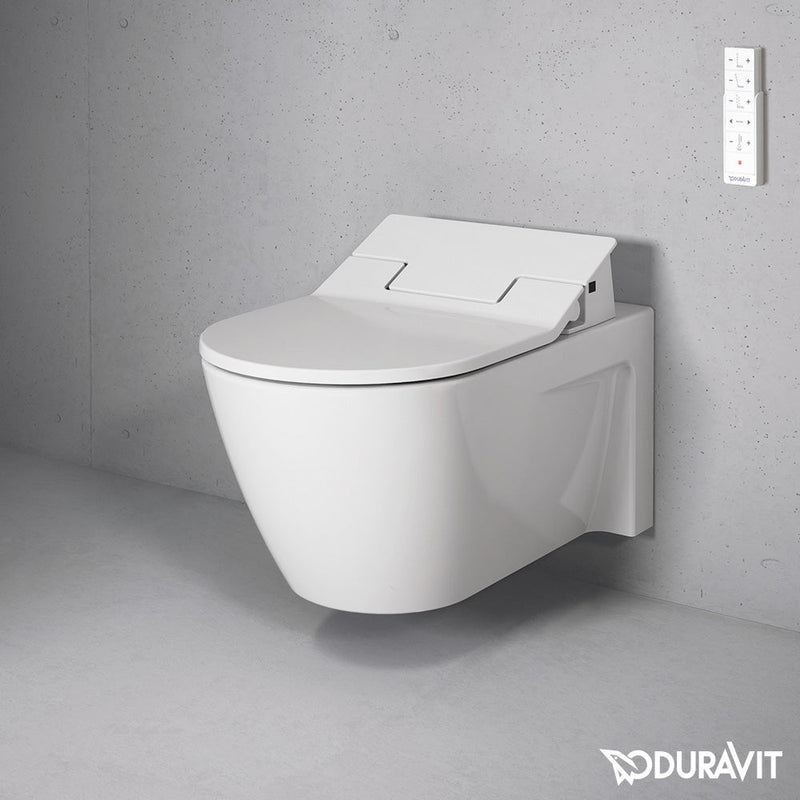 Duravit Starck 2 Wall-Mounted Washdown Toilet with NEW SensoWash® Slim Toilet Seat, Set