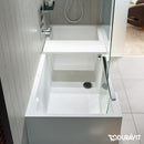 Duravit Shower + Bath Rectangular Bath with Shower Zone