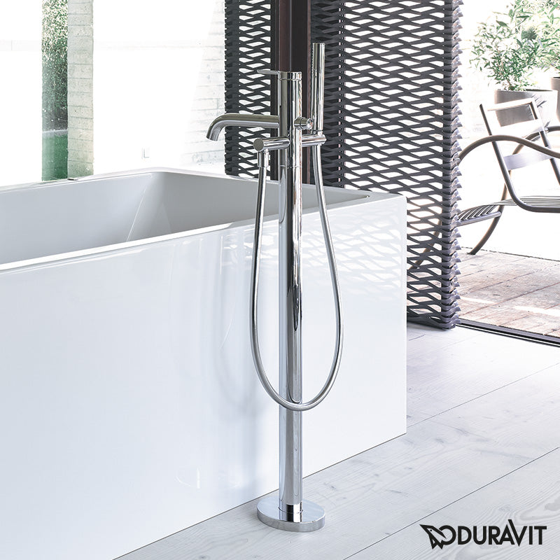 Duravit C.1 Floor-Standing, Single Lever Bath Mixer