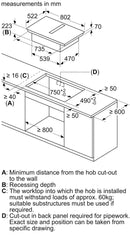 Siemens iQ500 Induction Hob with Downdraft ED851FQ15E - Ideali
