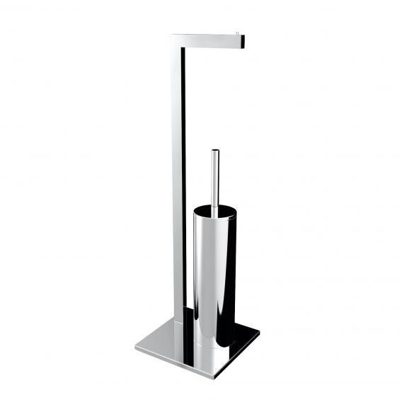 Emco Loft Toilet Roll Holder And Covered Toilet Brush Stand 58000101 - Ideali