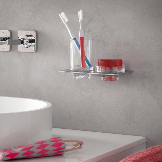 Emco Art Soap Dish And Tumbler Holder Set - Ideali