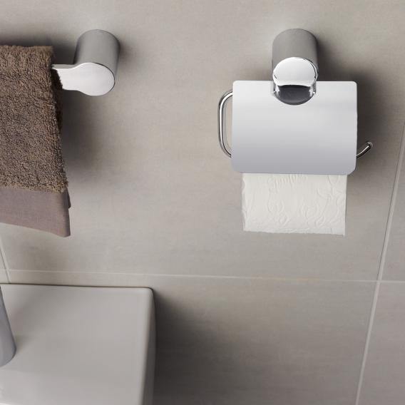Emco Fino Toilet Roll Holder With Cover - Ideali