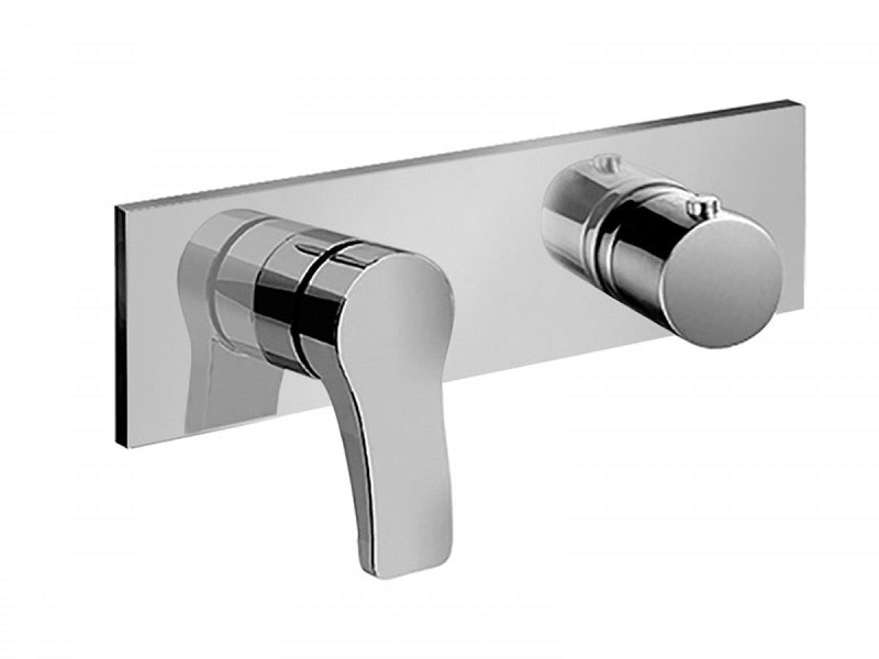 Fantini AL/23 thermostatic shower mixer with 3 ways diverter B473B