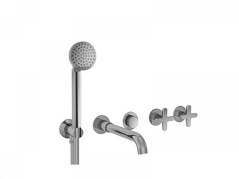 Fantini Icona Classic 5 holes hot tub tap with diverter and handshower R019B
