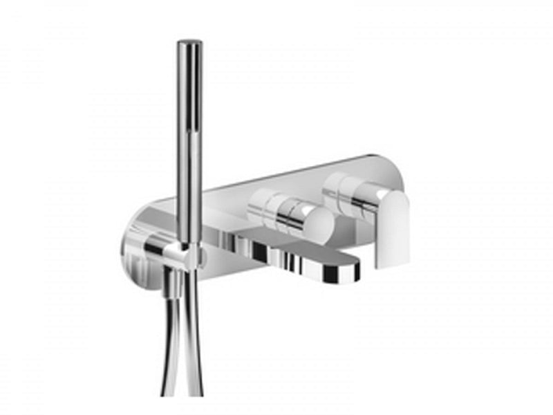 Fantini Mare wall hot tub tap with diverter and handshower V020B
