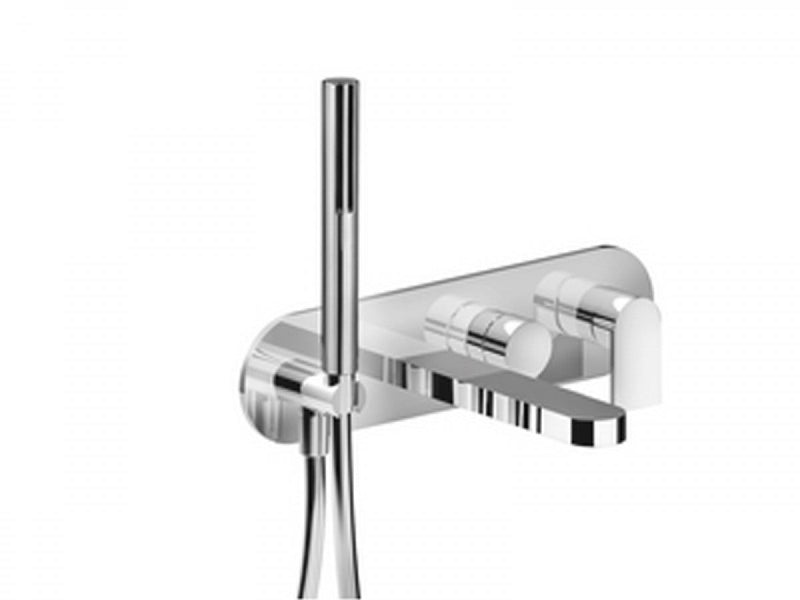 Fantini Mare wall hot tub tap with diverter and handshower V021B