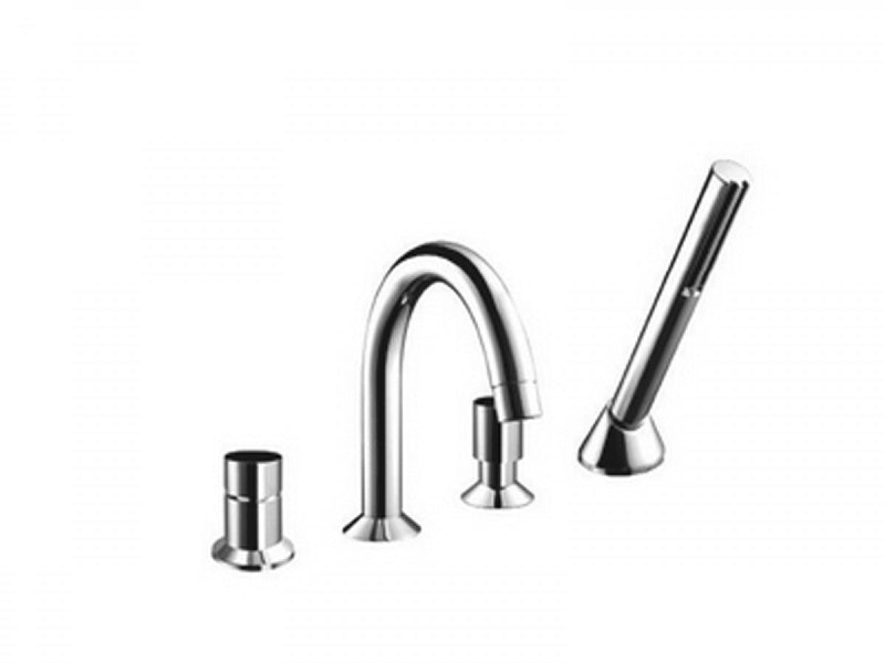 Fantini Nostromo 4 holes hot tub tap with diverter and pull out handshower 1665