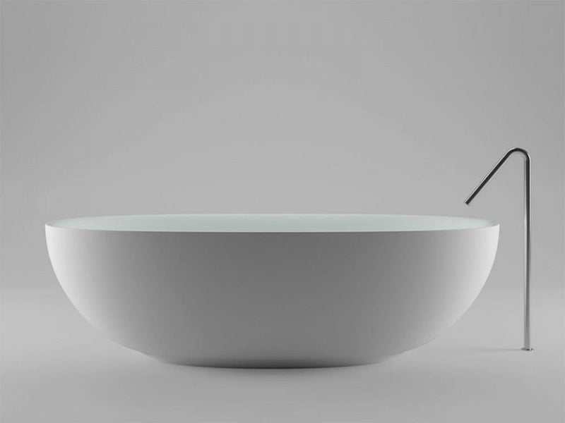Boffi Iceland QAIISR01 Freestanding Bathtub in Cristalplant® - Ideali