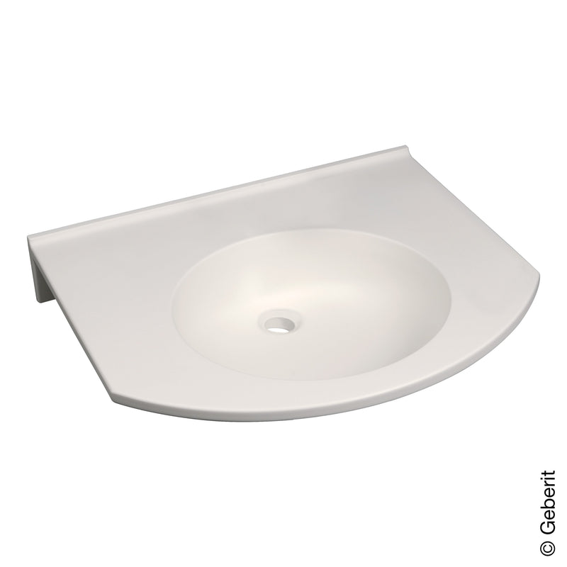 Geberit Publica washbasin white, without tap hole