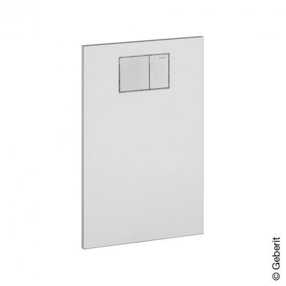 Geberit Aquaclean Design Plate To Attach On Concealed Cistern Alpine White - Ideali