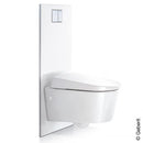 Geberit Design Plate For Aquaclean Sela, Mera And Tuma Complete Toilet Sets To Concealed Cistern White - Ideali