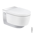 Geberit Aquaclean Mera Comfort Shower Toilet Complete Set, With Toilet Seat White - Ideali