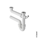 Geberit Sink Waste For 2 Basins Pipe Diameter 50 Mm - Ideali