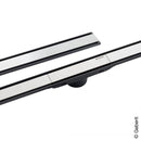 Geberit Cleanline 60 Shower Channel Dark Stainless Steel / Brushed Stainless Steel, For Shower Channel: 30 - 90 Cm - Ideali