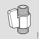 Geberit Ball Valve Connection For Aquaclean 4000 242512001 - Ideali