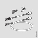 Geberit Aquaclean Sela Water Connection Set, Year Of Production 2013-2019 242883001 - Ideali