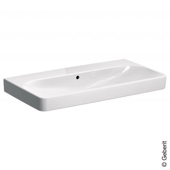 Geberit Smyle Square Washbasin White, With Keratect, With 1 Tap Hole - Ideali