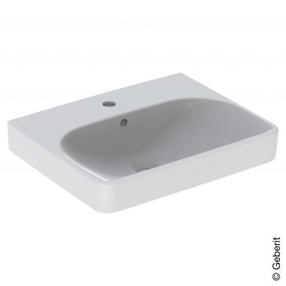 Geberit Smyle Square Washbasin White, With Keratect, With 1 Tap Hole - Ideali