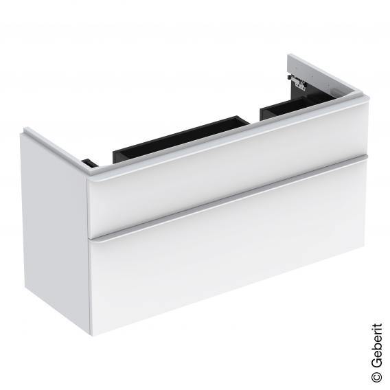 Geberit Smyle Square Double Washbasin Vanity Unit With 2 Pull-Out Compartments 500356001 - Ideali