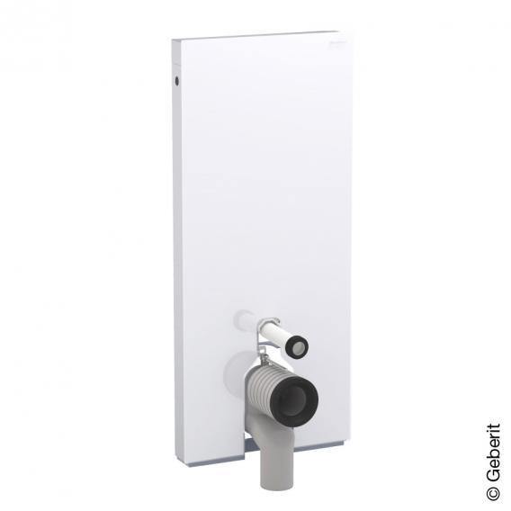 Geberit Monolith Sanitary Module For Floor-Standing Toilet H: 101 Cm, Glass White - Ideali