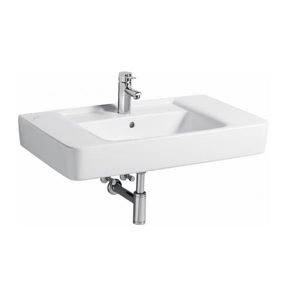 Geberit Renova Plan Washbasin White, With 1 Tap Hole, With Overflow - Ideali