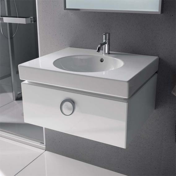 Geberit Preciosa Ii Washbasin White, With Keratect, With 1 Tap Hole, With Overflow - Ideali