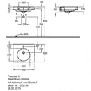 Geberit Preciosa Ii Washbasin White, With Keratect, With 1 Tap Hole, With Overflow - Ideali