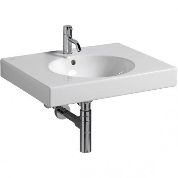 Geberit Preciosa Ii Washbasin White, With Keratect, With 1 Tap Hole, With Overflow - Ideali