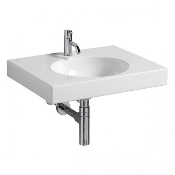 Geberit Preciosa Ii Washbasin White, With Keratect, With 1 Tap Hole, With Overflow - Ideali