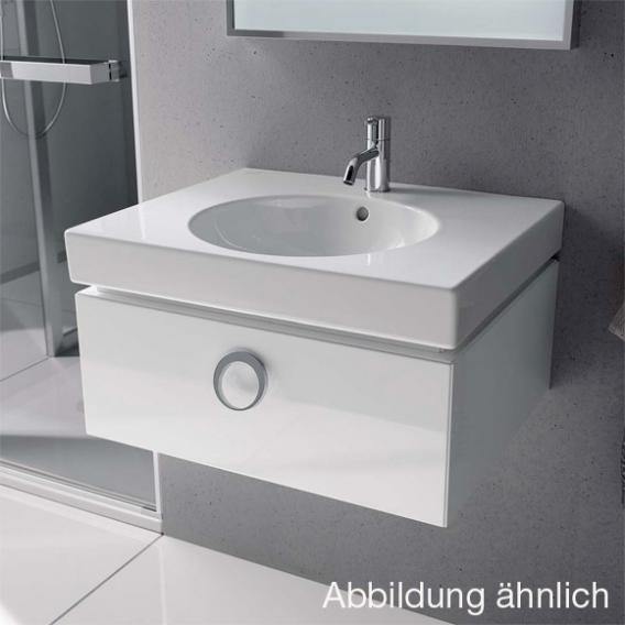 Geberit Preciosa Ii Washbasin White, With Keratect, With 1 Tap Hole, With Overflow - Ideali