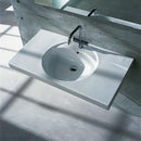 Geberit Preciosa Washbasin White, With Keratect, With 1 Tap Hole, With Overflow - Ideali