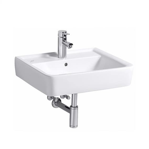 Geberit Renova Plan Washbasin White, With 1 Tap Hole, With Overflow - Ideali