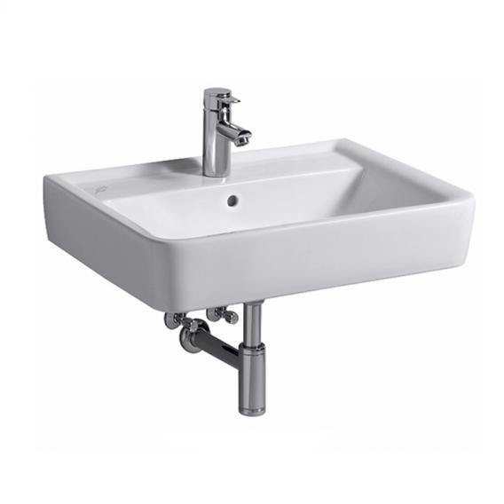 Geberit Renova Plan Washbasin White, With 1 Tap Hole, With Overflow - Ideali