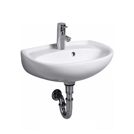 Geberit Renova Hand Washbasin White, With Keratect, With 1 Tap Hole, With Overflow 273050600 - Ideali