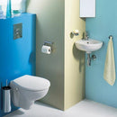 Geberit Fidelio Corner Hand Washbasin W: 38 D: 35.5 Cm 1 Tap Hole With Overflow White - Ideali