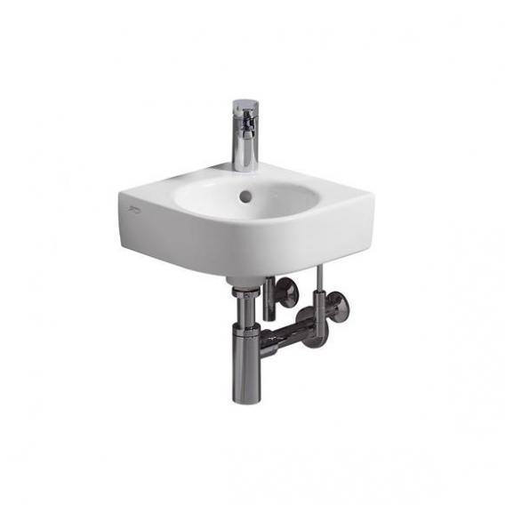 Geberit Renova Compact Corner Hand Washbasin White, With Keratect - Ideali
