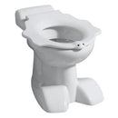 Geberit Bambini Toilet Seat Ring With Animal Design White - Ideali
