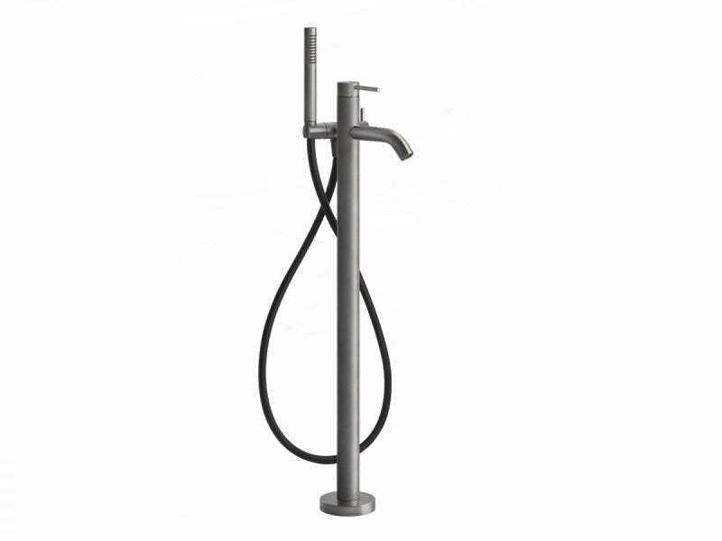 Gessi 316 freestanding hot tub tap with handshower 54028