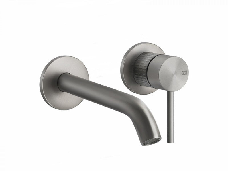 Gessi 316 Meccanica wall 2 holes sink tap 54286