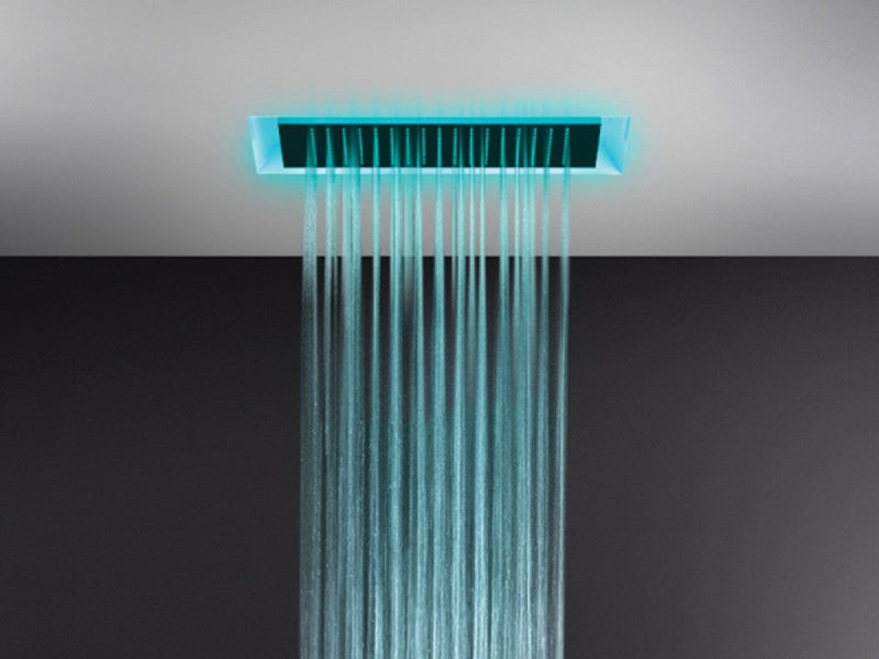 Gessi Afilo ceiling shower head with chromotherapy 57401