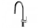 Gessi Inedito kitchen tap with pull out handshower 60413